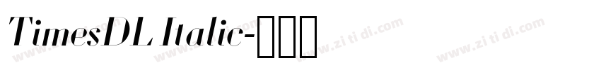 TimesDL Italic字体转换 TimesDL Italic字体转换